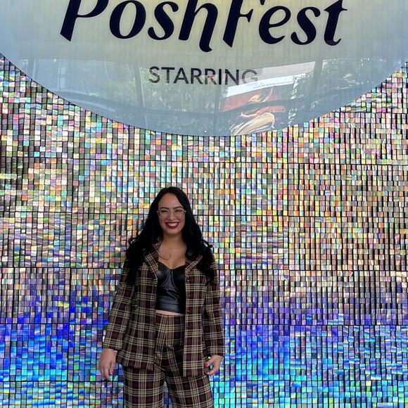 Charmian Black Leather Bustier Top Camisole Size Large - Picture 8 of 8